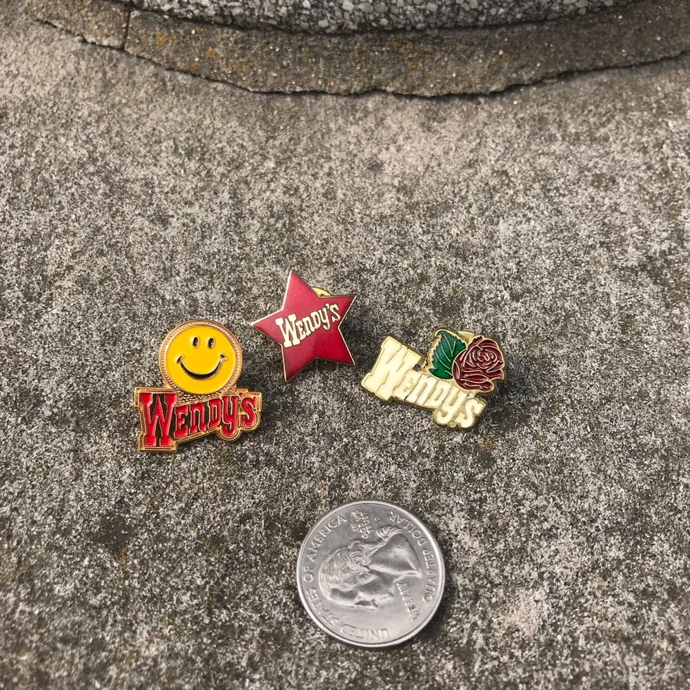 Wendy’s enamel pins